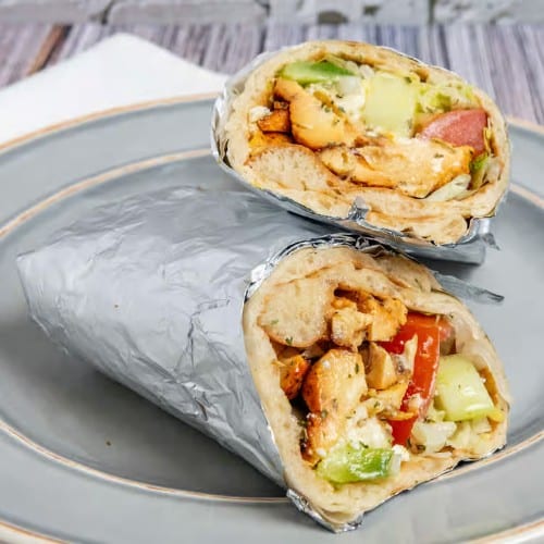 Chicken Kabob Wrap.