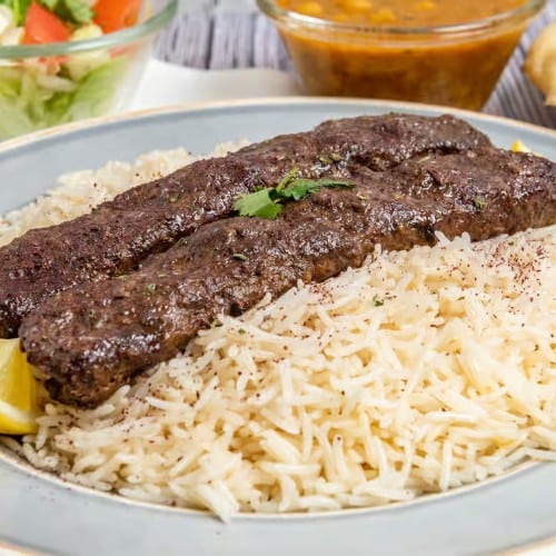 Ground Beef Kabob.