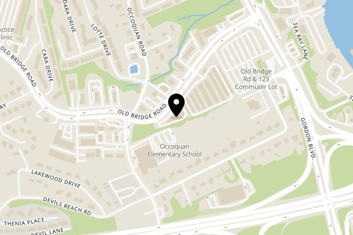 Map showing the location of Kabob Zone Woodbridge on 1403 Old Bridge Rd in Woodbridge